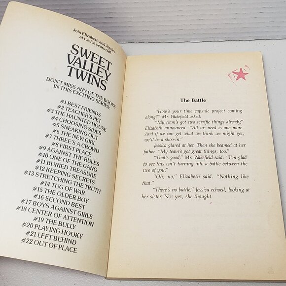 Sweet Valley Twins Book #23 Claim To Fame - Picture 5 of 5